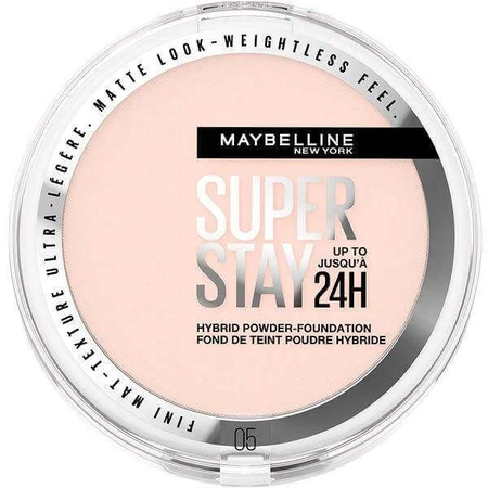 Maybelline New York SuperStay 24H Hybrid Powder-Foundation 05 пудра для обличчя, 9 г 1×9 г, пудра для обличчя: ціни та характеристики