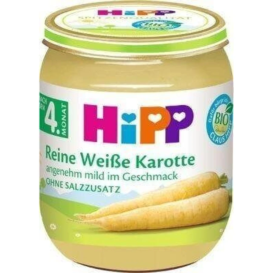 HiPP BIO Белая морковь 1×125 г, овощная закваска: цены и характеристики