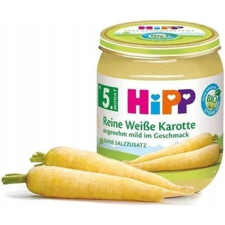 HiPP BIO Белая морковь 1×125 г, овощная закваска: цены и характеристики