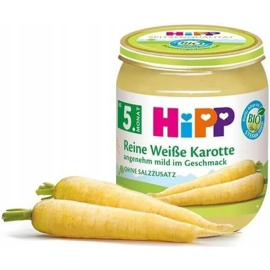 HiPP BIO Белая морковь 1×125 г, овощная закваска: цены и характеристики