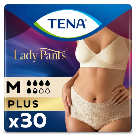 Tena Lady Pants Creme, кремові трусики, розмір M, 75-105 см, Plus, 30 штук: ціни та характеристики
