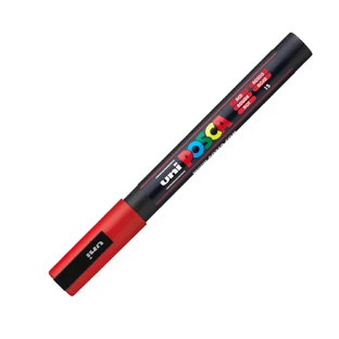 Акриловый маркер PC-3M Fine, Red 15, Posca
