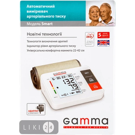 Вимірювач артеріального тиску Gamma Smart: ціни та характеристики