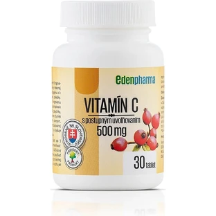 EDENPharma VITAMIN C 500 mg 1×30 tbl, вітамінний препарат