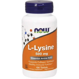 L-лізин 500 мг Now Foods L-Lysine, 100 таблеток