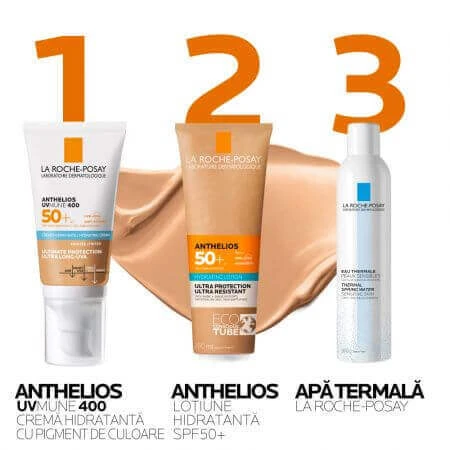 La Roche-Posay Anthelios зволожуючий крем з кольоровим пігментом для захисту від сонця SPF 50+ UVmune, 50 мл,: ціни та характеристики