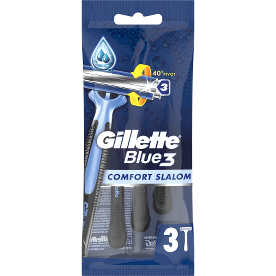 Бритва Gillette Slalom Comfort, 3 штуки: цены и характеристики