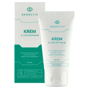 Genactiv, крем с колострумом для лица и тела, 40 мл
