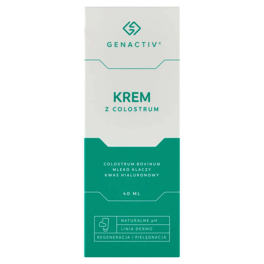 Genactiv, крем с колострумом для лица и тела, 40 мл: цены и характеристики