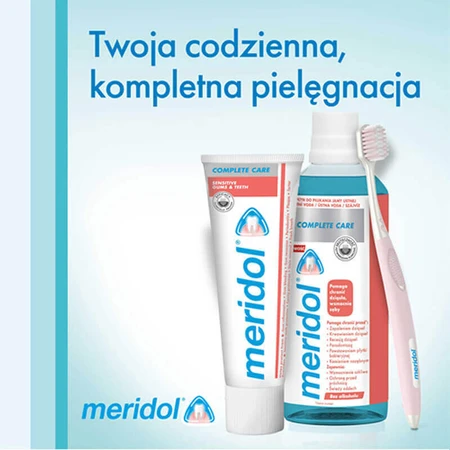 Meridol Complete Care, ополіскувач для порожнини рота, без спирту, 400 мл: ціни та характеристики