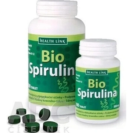 Health Link SPIRULINA BIO 1×300 tbl, спіруліна: ціни та характеристики