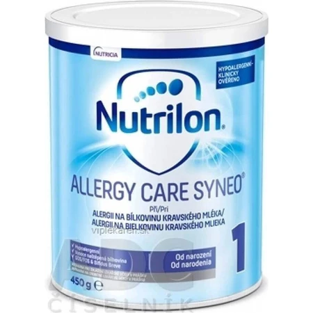 Nutrilon Allergy Care Syneo+ 1 1x450 г, гипоаллергенное специальное молоко: цены и характеристики