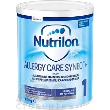 Nutrilon Allergy Care Syneo+ 1 1x450 г, гипоаллергенное специальное молоко: цены и характеристики