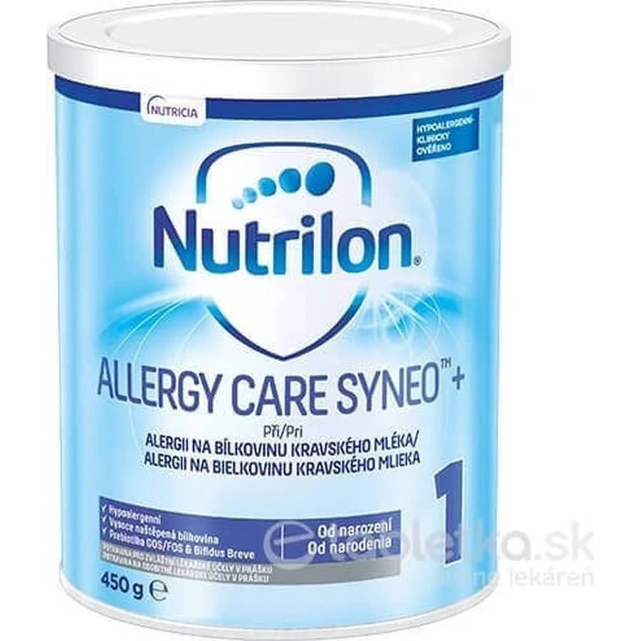 Nutrilon Allergy Care Syneo+ 1 1x450 г, гипоаллергенное специальное молоко: цены и характеристики