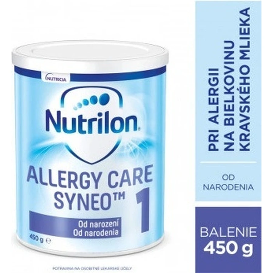 Nutrilon Allergy Care Syneo+ 1 1x450 г, гипоаллергенное специальное молоко: цены и характеристики