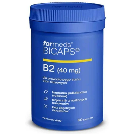БИКАПС В2 (Рибофлавин) 60 капсул vege Formeds: цены и характеристики