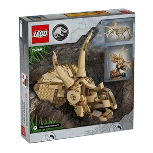 Конструктор Lego Jurassic World Dinosaur Fossils: Skull Triceratops 76969, для дітей віком від 9 років
