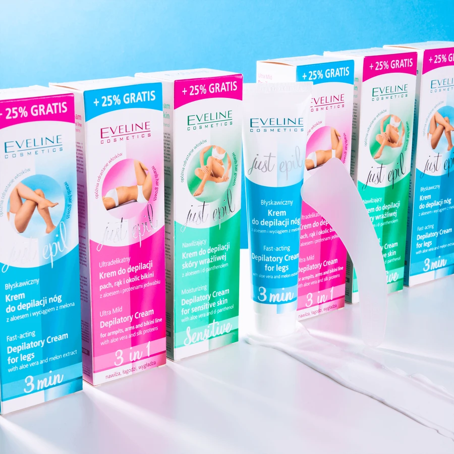 Eveline Cosmetics Just Epil Ультраніжний крем для депіляції пахв і зони бікіні, 125 мл: ціни та характеристики