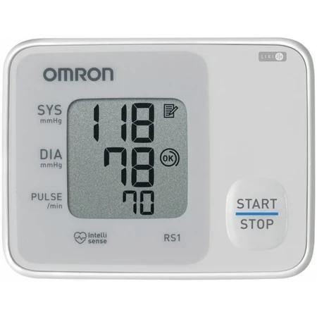 Измеритель артериального давления Omron RS1 (HEM-6120-E), на запястье: цены и характеристики
