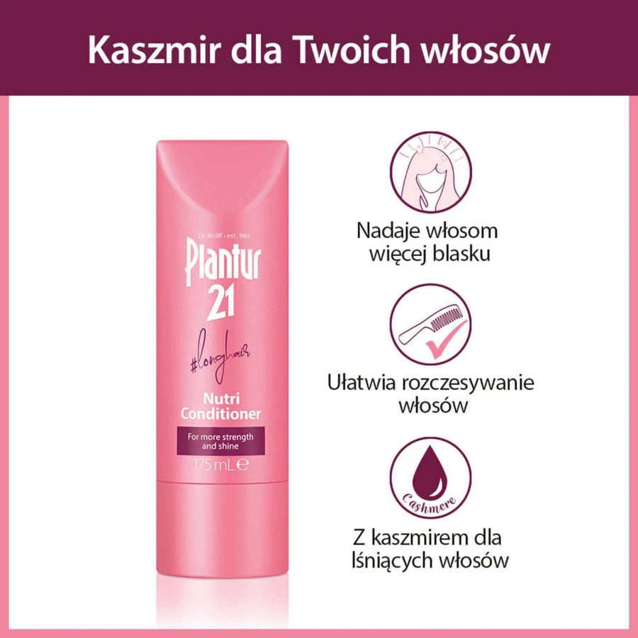 Plantur 21 Nutri-Conditioner longhair, кондиціонер з кофеїном для довгого волосся, 175 мл: ціни та характеристики