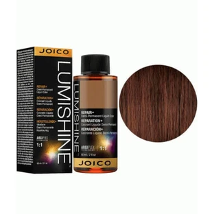 Профессиональная перманентная краска для волос Joico Lumishine Permanent Creme 4NW 74 мл