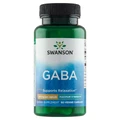 Swanson GABA, гамма-аміномасляна кислота 750 мг, 60 капсул