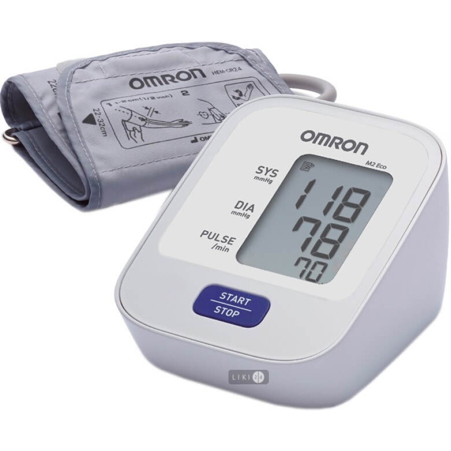 Измеритель артериального давления и частоты пульса автоматический Omron M2 Eco (HEM-7120-AF): цены и характеристики