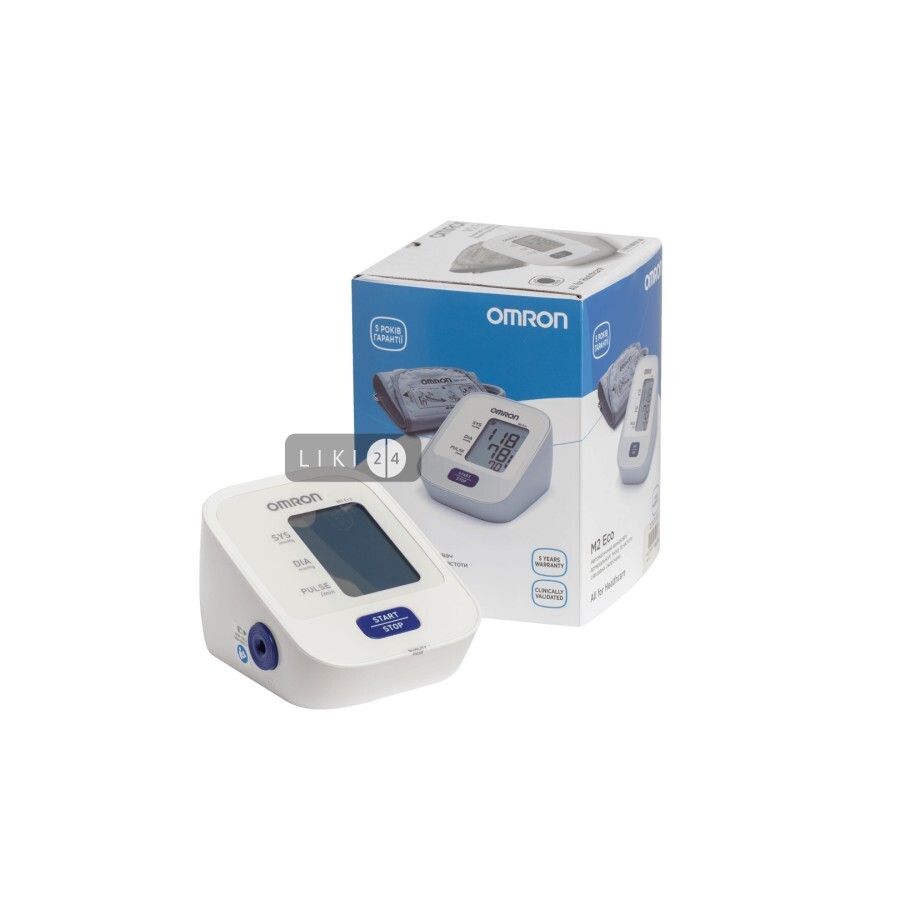 Измеритель артериального давления и частоты пульса автоматический Omron M2 Eco (HEM-7120-AF): цены и характеристики