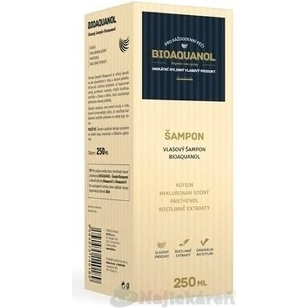 BIOAQUANOL Шампунь для волосся 1×250 мл, трав'яний шампунь для волосся: ціни та характеристики