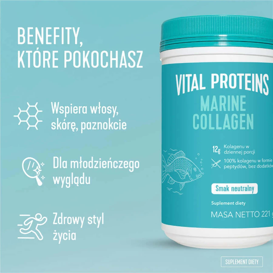 Vital Proteins Морський колаген, нейтральний смак, 221 г: ціни та характеристики