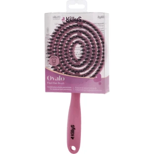 Пензлик для воску KillyS Ovalo Flexi Oval Powder Pink
