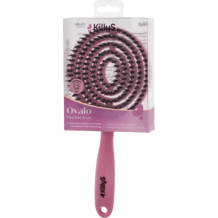 Пензлик для воску KillyS Ovalo Flexi Oval Powder Pink: ціни та характеристики