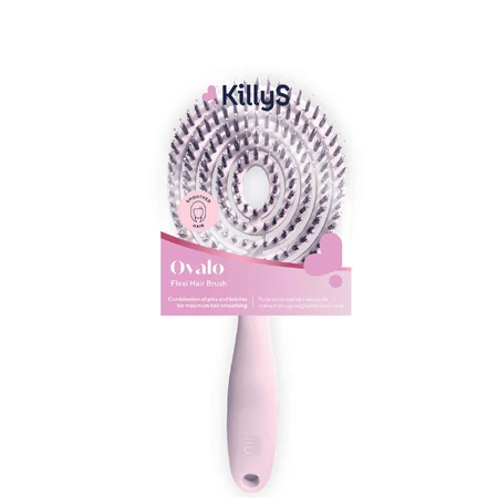 Пензлик для воску KillyS Ovalo Flexi Oval Powder Pink: ціни та характеристики