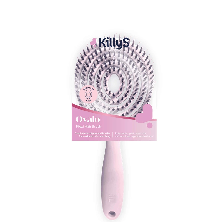 Пензлик для воску KillyS Ovalo Flexi Oval Powder Pink: ціни та характеристики
