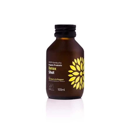 Органічний ферментований чай з пробіотиками Kombucha Shot Detox, 100 мл, Vigo: ціни та характеристики