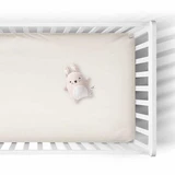 Трикотажная простыня на резинке, 140x70 см, Ecru, Tuxi Brands