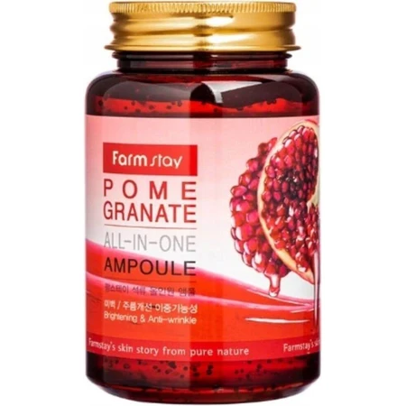 Ампула Farmstay Pomegranate All-In-One Ampoule 1×250 мл, живильна та зміцнювальна сироватка: ціни та характеристики