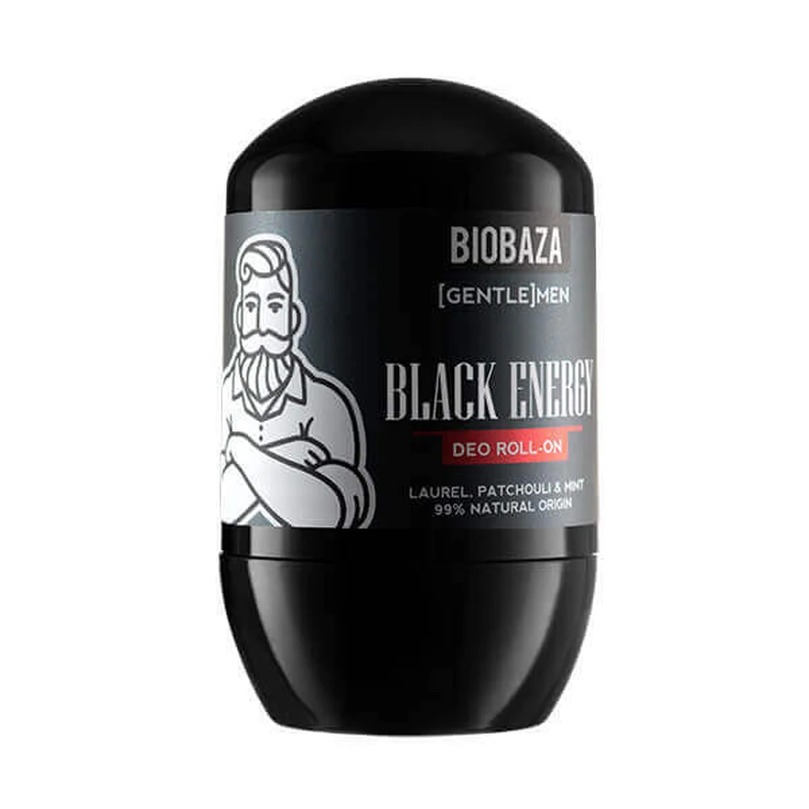 Натуральный дезодорант на основе ольховой косточки для мужчин BLACK ENERGY (лавр и пачули), Biobaza, 50 мл: цены и характеристики