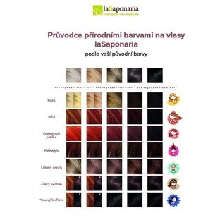 laSaponaria Натуральна фарба для волосся Parvati BIO - мідна 100 г