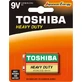 Toshiba Батарейка 9V цинкова HD, 1 шт.