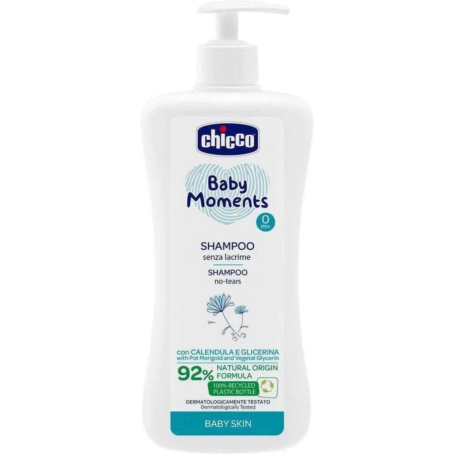 Ампула для волос Chicco с натуральными ингредиентами Baby Moments 92% 500 мл: цены и характеристики