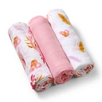 BabyOno Natural Bamboo, натуральні пелюшки з бамбуковими волокнами, 70 х 70 см, бамбук, кольорові, 3 штуки: ціни та характеристики