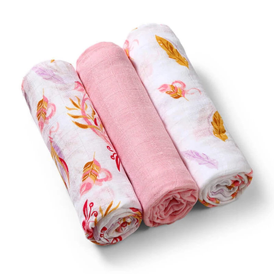 BabyOno Natural Bamboo, натуральні пелюшки з бамбуковими волокнами, 70 х 70 см, бамбук, кольорові, 3 штуки: ціни та характеристики