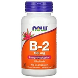 Витамин B-2, 100 мг, 100 капсул, Now Foods