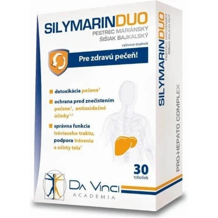 SILYMARIN DUO - DA VINCI 1×45 cps, 30+15 безкоштовно: ціни та характеристики