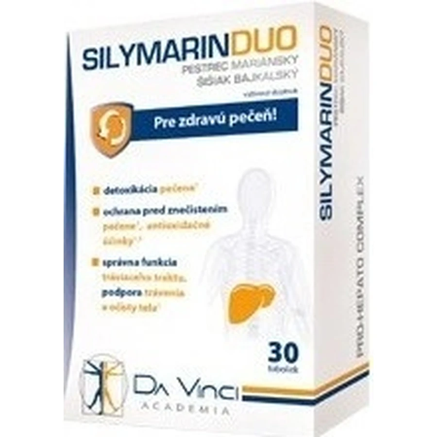 SILYMARIN DUO - DA VINCI 1×45 cps, 30+15 безкоштовно: ціни та характеристики