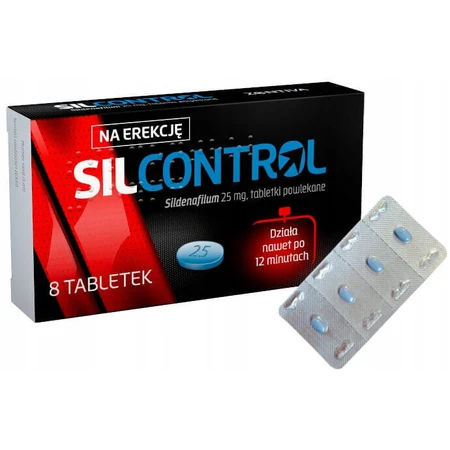 Силконтроль 25 мг Zentiva Silcontrol, 8 таблеток: цены и характеристики