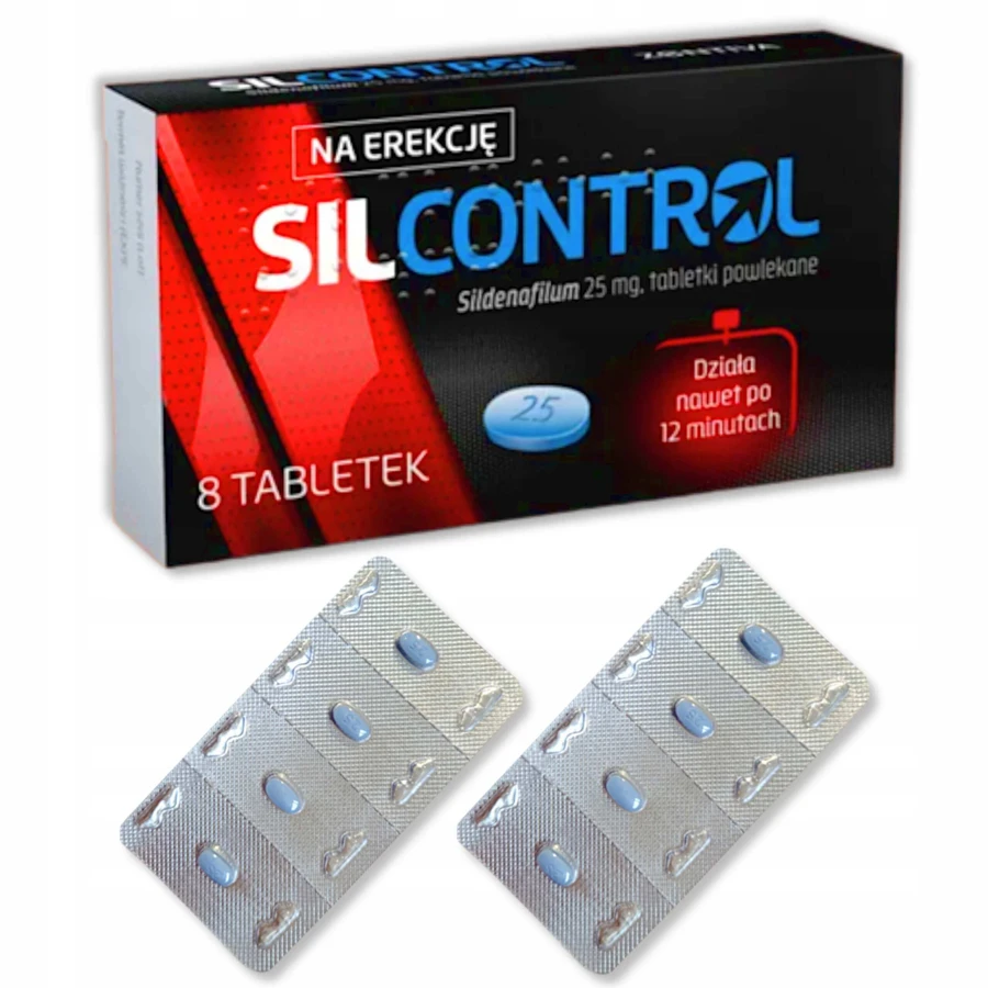 Силконтроль 25 мг Zentiva Silcontrol, 8 таблеток: цены и характеристики