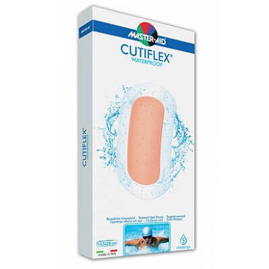 Cutiflex Master-Aid стерильная водонепроницаемая повязка Cutiflex Master-Aid, 10,5x20 см, 5 шт, Pietrasanta Pharma: цены и характеристики