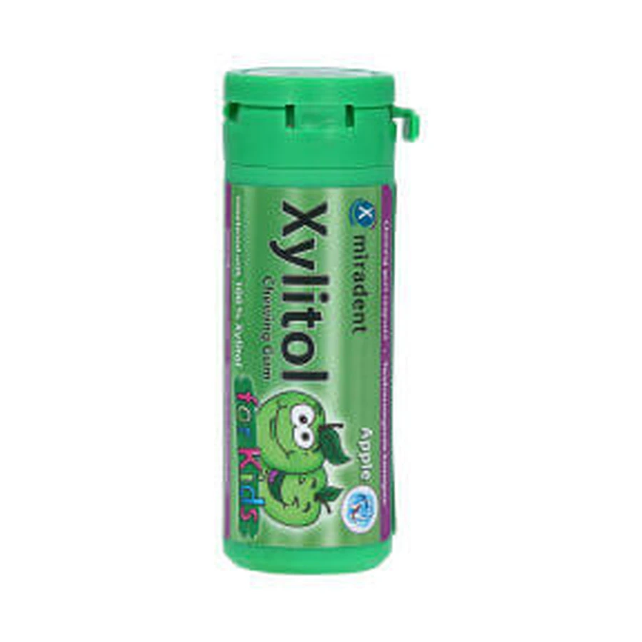 Жевательная резинка Hager&Werken Miradent Xylitol For Kids Apple, 30 шт.: цены и характеристики